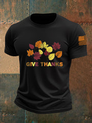 Men's Give Thanks Short-sleeved T-shirt