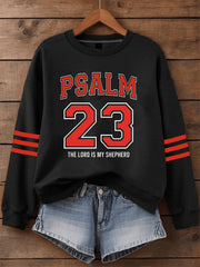 Women's Psalm 23 The Lord Is My Shepherd Sweatshirt