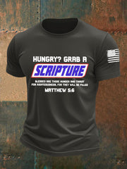 Men's Scripture Short-sleeved T-shirt
