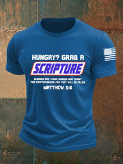 Men's Scripture Short-sleeved T-shirt