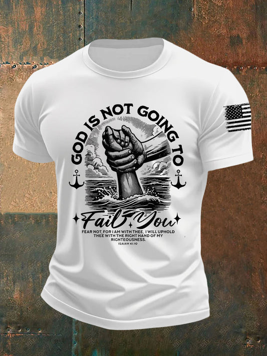 Men's God Is Not Going To Fail You Short-sleeved T-shirt