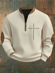 Men's Faith Over Fear Printed Sweatshirt