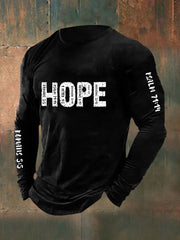 Men's Christian Bible Verses Faith Long Sleeve T-Shirt