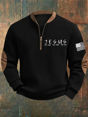 Men's  Jesus The Way The Truth The Life Print Sweatshirt