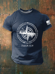 Men's He Will Teach You The Way You Should Go Short Sleeves T-shirt