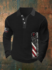 Men'sIron Sharpens Iron Long Sleeve T-Shirt