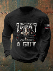 Men's I Can't But I Know A Guy Waffle Long Sleeve T-Shirt