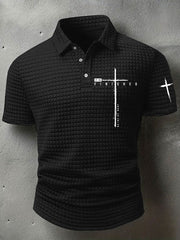 Men's It Is Finished Printed Casual Top