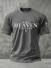 Men's Faith Print Casual T-shirt