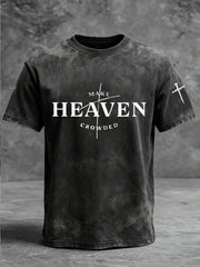 Men's Make Heaven Crowded Cross Short Sleeves T-shirt