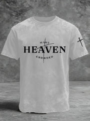 Men's Make Heaven Crowded Cross Short Sleeves T-shirt