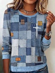 Women's Faith Art Printed T-shirt