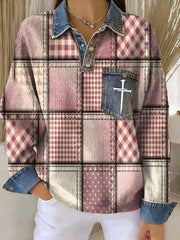 Women's Faith Art Printed Sweatshirt