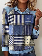 Women's Faith Art Printed Tops