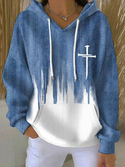Women's Faith Art Printed Hoodie