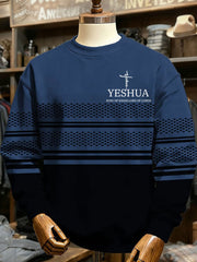 Men's Yeshua Printed Casual Sweatshirt