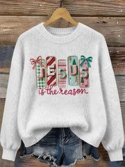 Women's Jesus Is the Reason Printed Casual Top