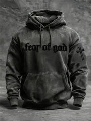 Men's Fear Of God Print Casual Hoodie