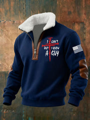 Men's I Can't But I Know A Guy Baggy Zip-up Hoodie