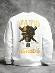 Men's Put On The Full Armor Of God Printed Casual Sweatshirt