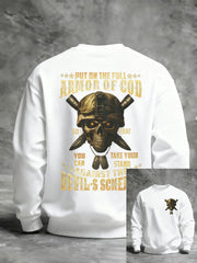 Men's Put On The Full Armor Of God Printed Casual Sweatshirt