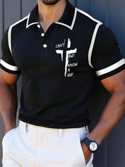 Men's I Can't But I Know A Guy Faith Cross Casual Short Sleeve Top