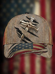 Unisex Faith Cross Print Hat