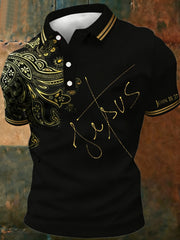 Men's JESUS JOHN 18:37 Polo Shirt