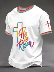 Men's 'He is risen' T-shirts