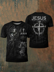 Men's Jesus Cross The Way, The Truth, The Life Short Sleeve T-shirt