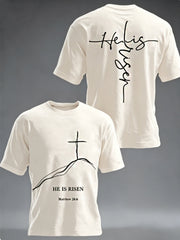 Men's He is Riser MATTHEW 28:6 Tee