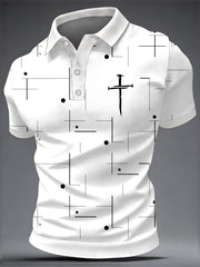 Men's Faith Print Casual Top
