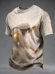 Men's Kintsugi Faith Christian Healed by Faith short sleeves t-shirt
