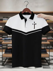 Men's Faith Print Casual Top