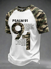 Men's Psalm 91Camouflage T-shirt