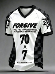 Men's Forgive 70x7 Christian Jersey