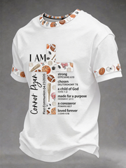 Men's Sporty Confirmation Gift for Boys short sleeves t-shirt