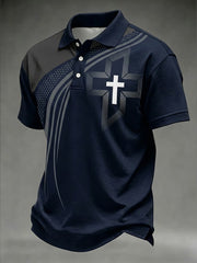 Men's Faith Print Casual Top