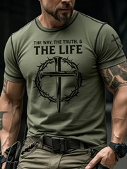 Men's The Way The Truth The Life Short Sleeves T-shirt
