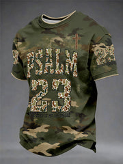 Men's 23 Psalm Faith Unisex Casual Short-Sleeve T-Shirt