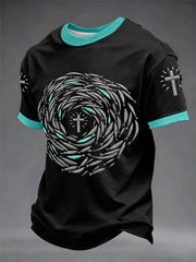 Men's Christian Faith Casual Printed T-shirt