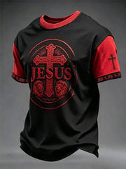 Men's JESUS Printed T-shirt