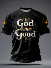 Men's Faith Printed Casual short sleeves t-shirt