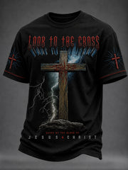 Men's Christian Loud To The Cross Short Sleeve T-shirt