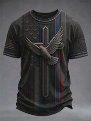 Men's Cross Print short sleeves t-shirt