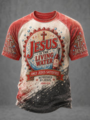 Men's Faith Printed Casual short sleeves t-shirt