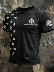 Men's Faith Print Casual T-shirt