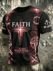 Men's Faith Over Fear Short Sleeves T-shirt