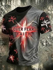 Men's Faith Over Fear Short Sleeves T-shirt