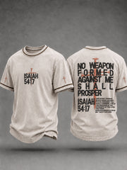 Men's No Weapon Christian Short Sleeve T-shirt